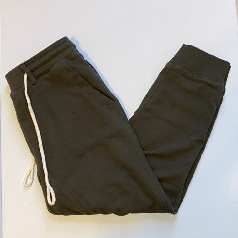 Vince Knit Joggers (Olive colored) Size Large